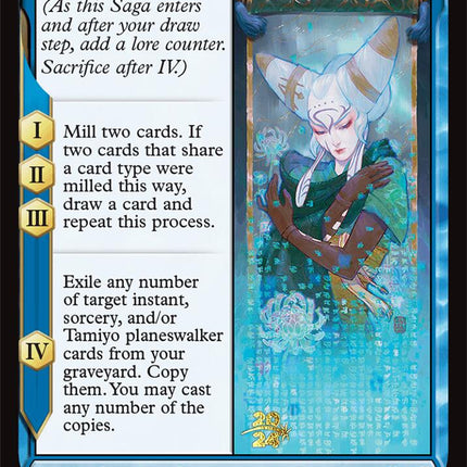 The Tale of Tamiyo [Duskmourn: House of Horror Prerelease Promos]