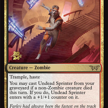 Undead Sprinter [Duskmourn: House of Horror Prerelease Promos]