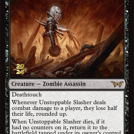 Unstoppable Slasher (0119) [Duskmourn: House of Horror Prerelease Promos]
