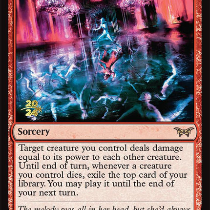 Waltz of Rage [Duskmourn: House of Horror Prerelease Promos]