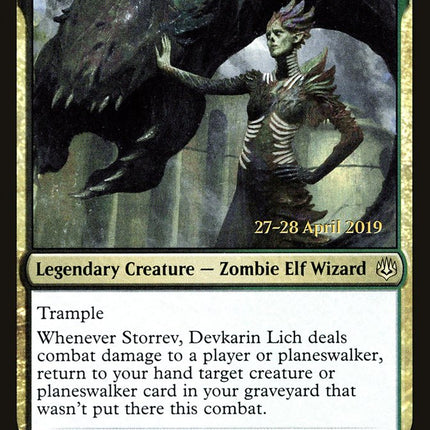 Storrev, Devkarin Lich [War of the Spark Prerelease Promos]