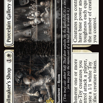 Dollmaker's Shop // Porcelain Gallery [Duskmourn: House of Horror Prerelease Promos]