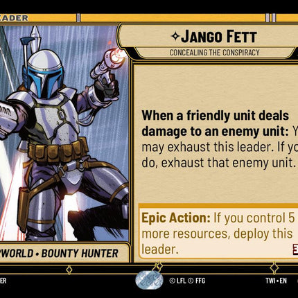 Jango Fett - Concealing the Conspiracy (016/257) (016/257) [Twilight of the Republic]