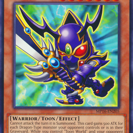 Toon Buster Blader [MP16-EN205] Rare
