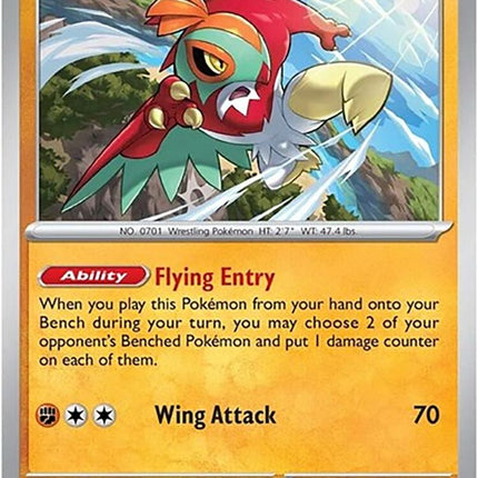 Hawlucha (118/198) (Theme Deck Exclusive) [Scarlet & Violet: Base Set]