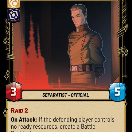 Rush Clovis - Banking Clan Scion (183/257) (183/257) [Twilight of the Republic]