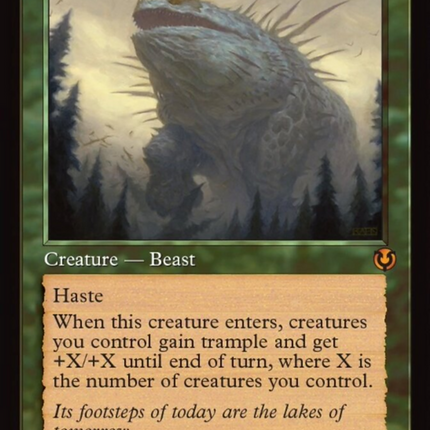 Craterhoof Behemoth (Retro Frame) [Innistrad Remastered]