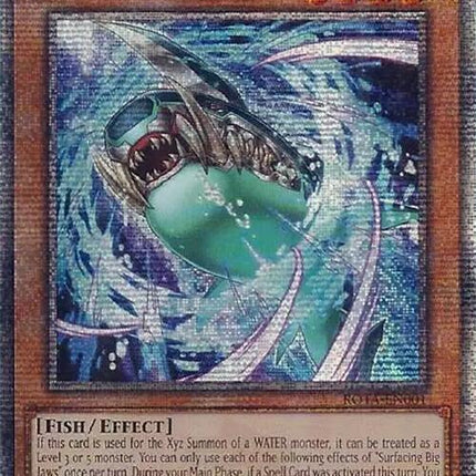 Surfacing Big Jaws (Quarter Century Secret Rare) [ROTA-EN001] Quarter Century Secret Rare