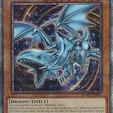 Heart of the Blue-Eyes (Quarter Century Secret Rare) [ROTA-EN004] Quarter Century Secret Rare
