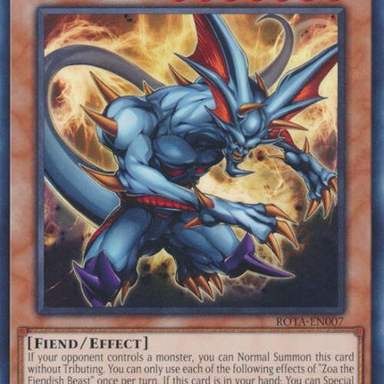 Zoa the Fiendish Beast [ROTA-EN007] Common
