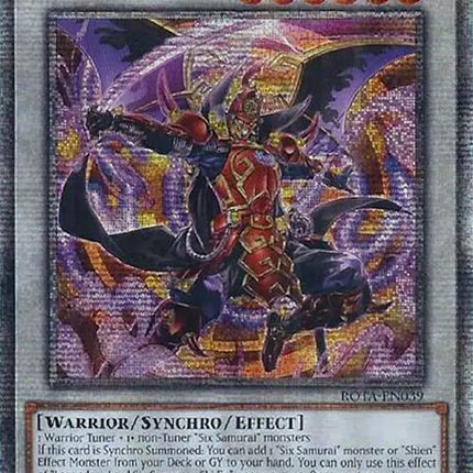 Legendary Lord Six Samurai - Shi En (Quarter Century Secret Rare) [ROTA-EN039] Quarter Century Secret Rare