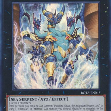 Poseidra Abyss, the Atlantean Dragon Lord [ROTA-EN043] Ultra Rare