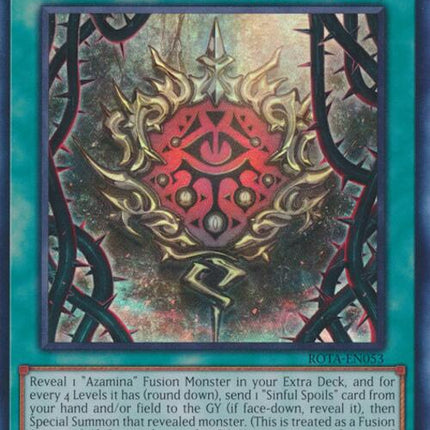 The Hallowed Azamina [ROTA-EN053] Super Rare