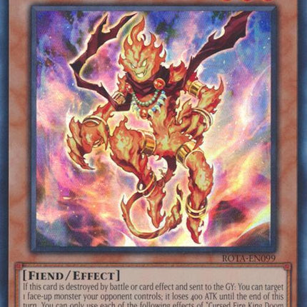 Cursed Fire King Doom Burst [ROTA-EN099] Super Rare