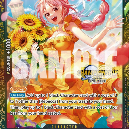 Rebecca (October Championship 2024 Online Regional) [One Piece Promotion Cards]