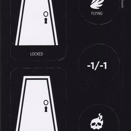Punch Card Token (1 // 2) [Duskmourn: House of Horror Tokens]