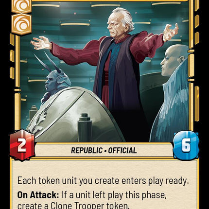 Chancellor Palpatine - Wartime Chancellor (203/257) (203/257) [Twilight of the Republic]