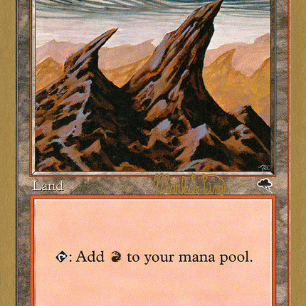 Mountain (mlp344) (Mark Le Pine) [World Championship Decks 1999]