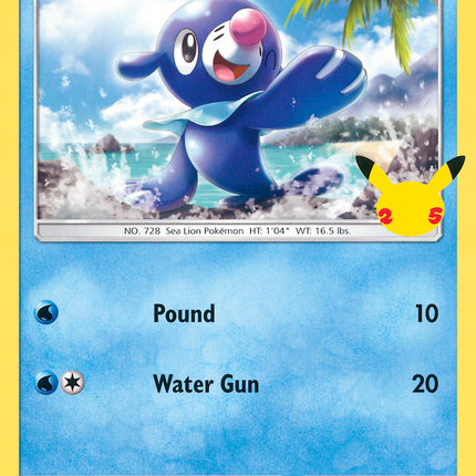 Popplio (23/25) [McDonald's 25th Anniversary]