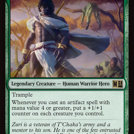 Zuri, Warrior of Wakanda (Surge Foil) [Marvel Super Heroes Commander]
