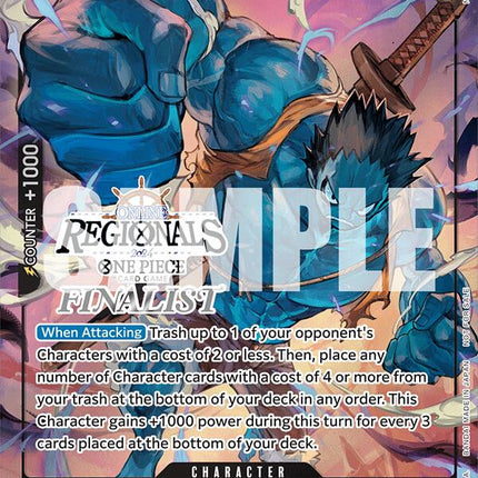 Monkey.D.Luffy (Online Regional 2024 Vol. 3) [Finalist] [One Piece Promotion Cards]