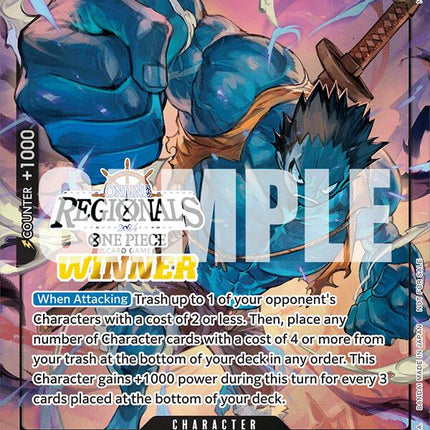 Monkey.D.Luffy (Online Regional 2024 Vol. 3) [Winner] [One Piece Promotion Cards]