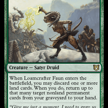 Loamcrafter Faun [Wilds of Eldraine Commander]