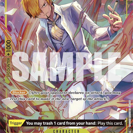 Sanji (OP04-104) (Alternate Art) [Premium Booster -The Best-]