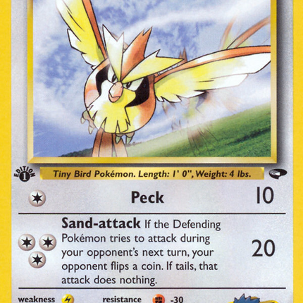 Koga's Pidgey (80/132) [Gym Challenge 1st Edition]