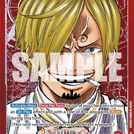 Sanji (PRB01-001) (Alternate Art) [Premium Booster -The Best-]