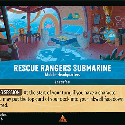 Rescue Rangers Submarine - Mobile Headquarters (169/204) [Azurite Sea]