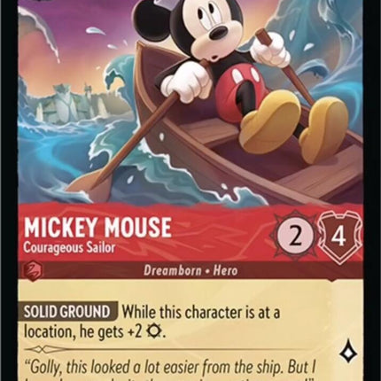 Mickey Mouse - Courageous Sailor (115/204) [Azurite Sea]