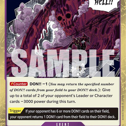 Judgment of Hell (Jolly Roger Foil) [Premium Booster -The Best-]