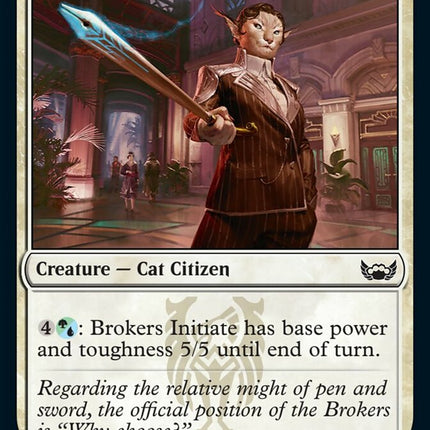 Brokers Initiate [Streets of New Capenna]