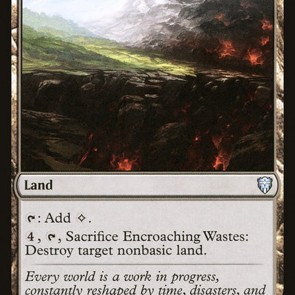 Encroaching Wastes [Commander Legends]