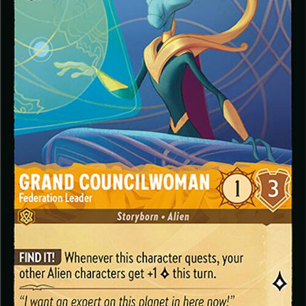 Grand Councilwoman - Federation Leader (17/204) [Azurite Sea]