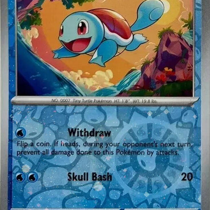 Squirtle (007/165) (Cosmos Holo) (Costco Exclusive) [Scarlet & Violet 151]