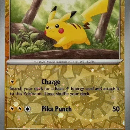 Pikachu (025/165) (Cosmos Holo) (Costco Exclusive) [Miscellaneous Cards]