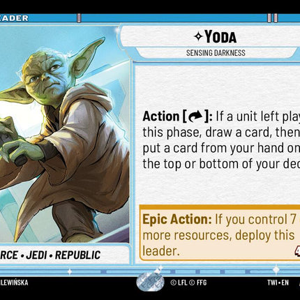 Yoda - Sensing Darkness (004/257) (004/257) [Twilight of the Republic]