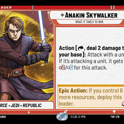Anakin Skywalker - What it Takes to Win (012/257) (012/257) [Twilight of the Republic]