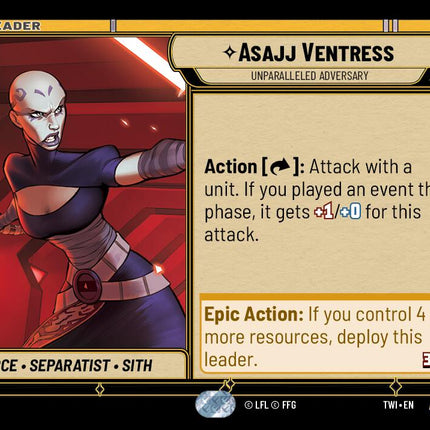Asajj Ventress - Unparalleled Adversary (014/257) (014/257) [Twilight of the Republic]