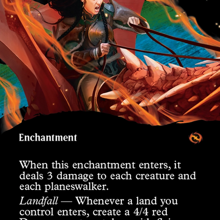 Dragonback Assault (Borderless) [Tarkir: Dragonstorm]
