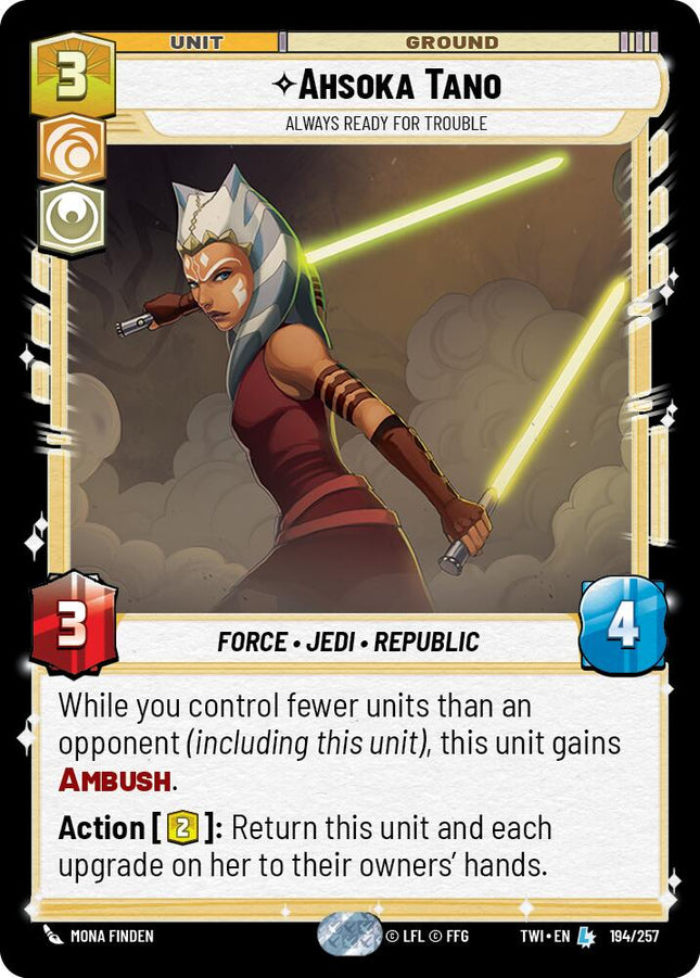 Ahsoka Tano - Always Ready For Trouble (194/257) (194/257) [Twilight of the Republic]