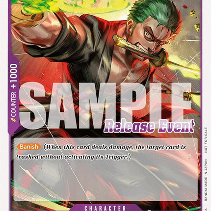 Roronoa Zoro (ST15 - ST20 Release Event Winner Pack) [One Piece Promotion Cards]