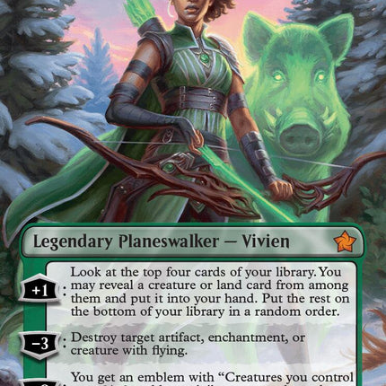 Vivien Reid (Borderless) (Mana Foil) [Foundations]