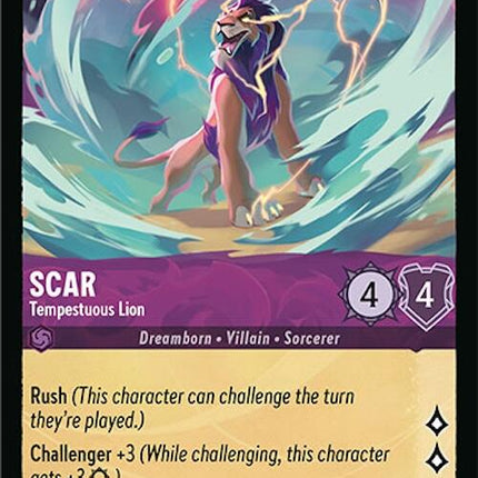 Scar - Tempestuous Lion (47/204) [Azurite Sea]