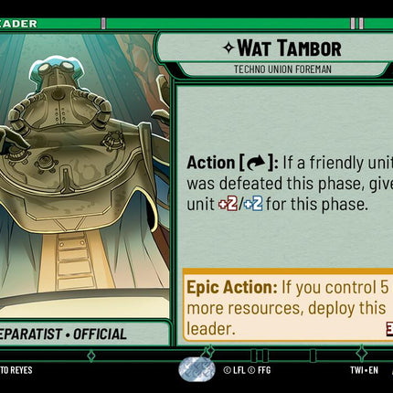 Wat Tambor - Techno Union Foreman (006/257) (006/257) [Twilight of the Republic]