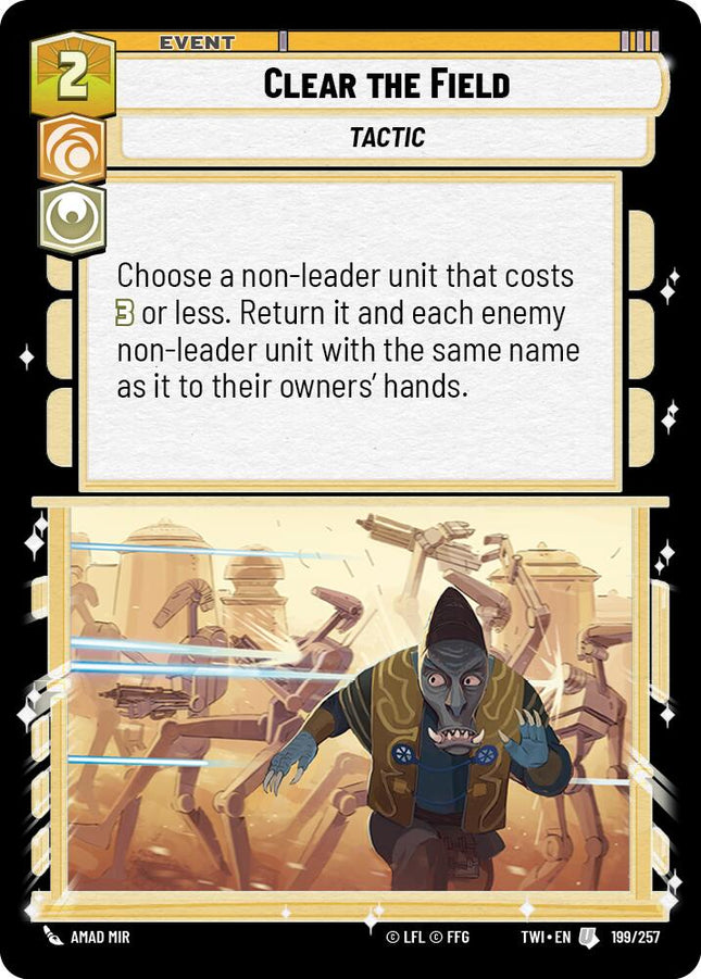 Clear the Field (199/257) (199/257) [Twilight of the Republic]