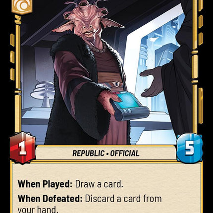 Favorable Delegate (208/257) (208/257) [Twilight of the Republic]