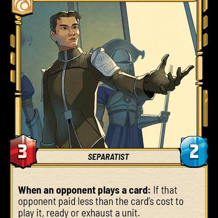 Lux Bonteri - Renegade Separatist (210/257) (210/257) [Twilight of the Republic]